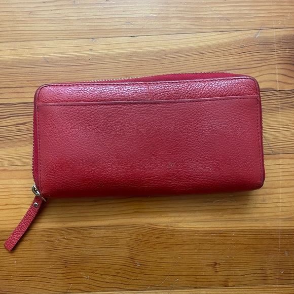 Red Kate Spade wristlet - Picture 2 of 3